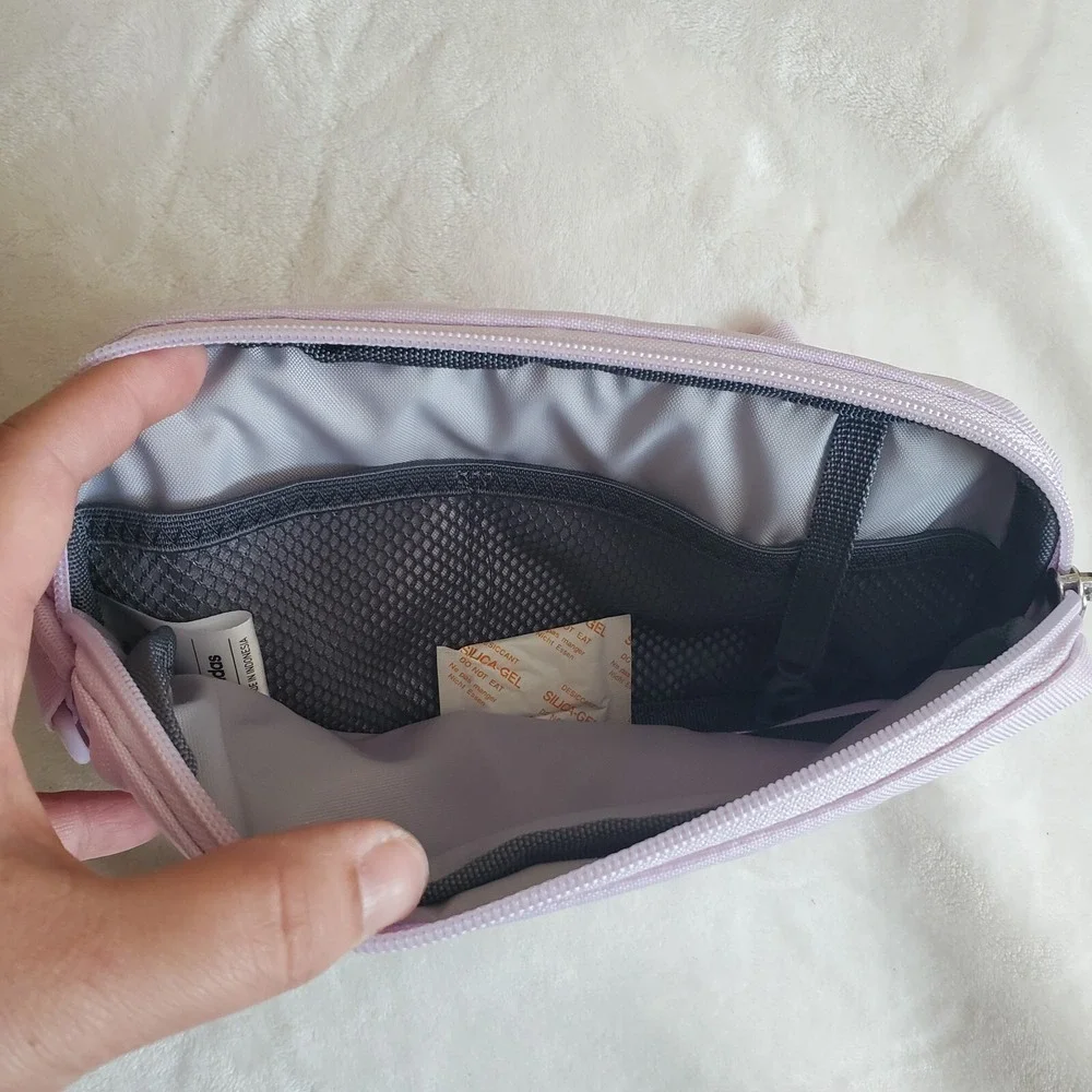 NWT ADIDAS Must‎ Have 2 Waist Pack Ice Lavender Silver